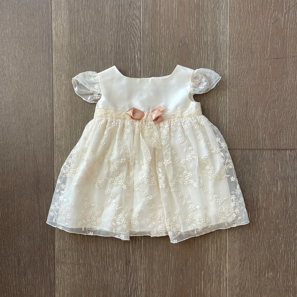 Fina Ejerique Embroidered Lace Baby Girl Dress